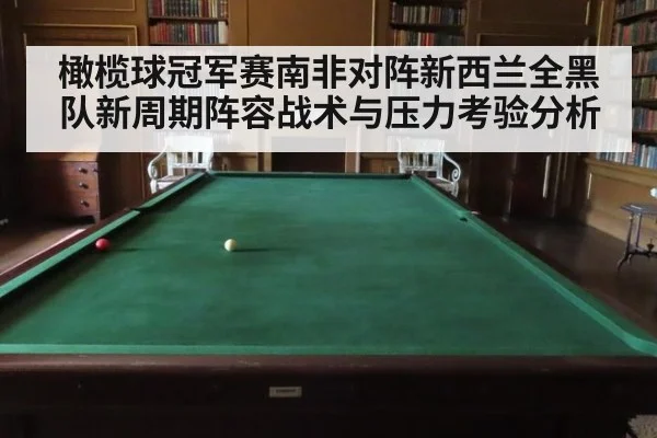 橄榄球冠军赛南非对阵新西兰全黑队新周期阵容战术与压力考验分析